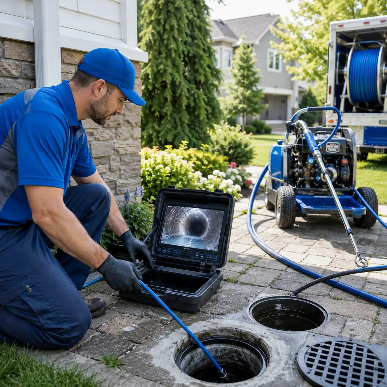 Outdoor drain cleaning professionals serving Hodgen, OK